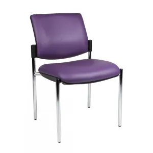 MA Dyno 40 Fabric Upholstered Stackable 4 Leg Side Chair thumbnail 2