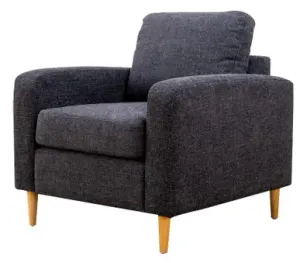 EL Alfred Armchair Fabric Upholstered 1 Seater thumbnail 4