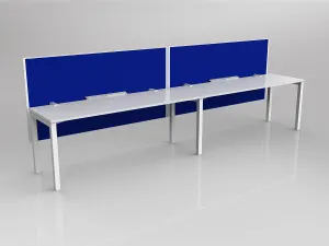 OL Axis 2 User Single Sided Workstation with Hung Screen - Breathe Fabric thumbnail 17