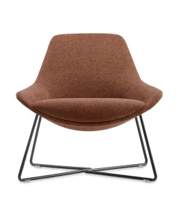 RL Lutie Cross Fabric Upholstered Breakout Chair thumbnail 1