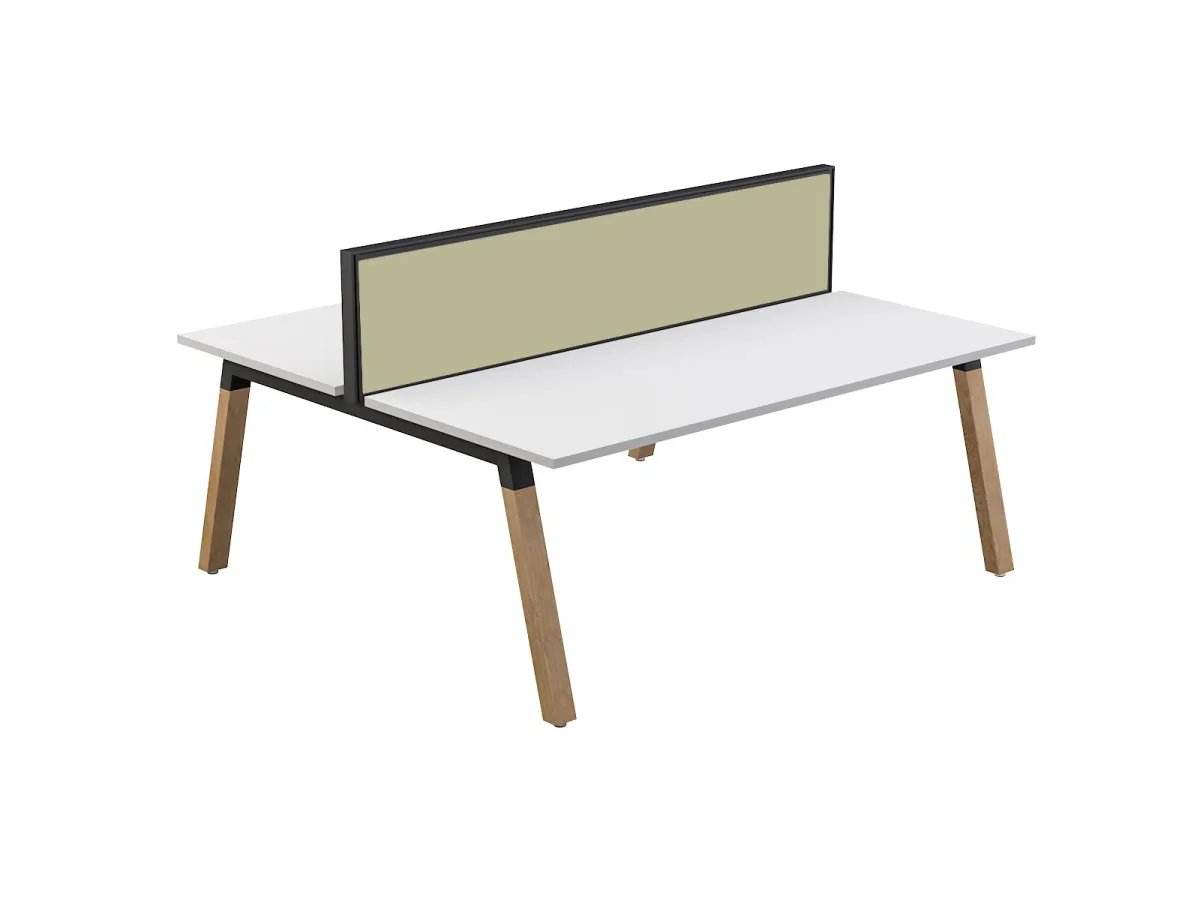 OL Studio50 Deskmount Screens Panel – Splice Fabric with White Frame – 600mm Height thumbnail 18