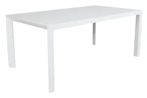 VI Icaria Aluminium Outdoor Dining Table - Charcoal and White thumbnail 5
