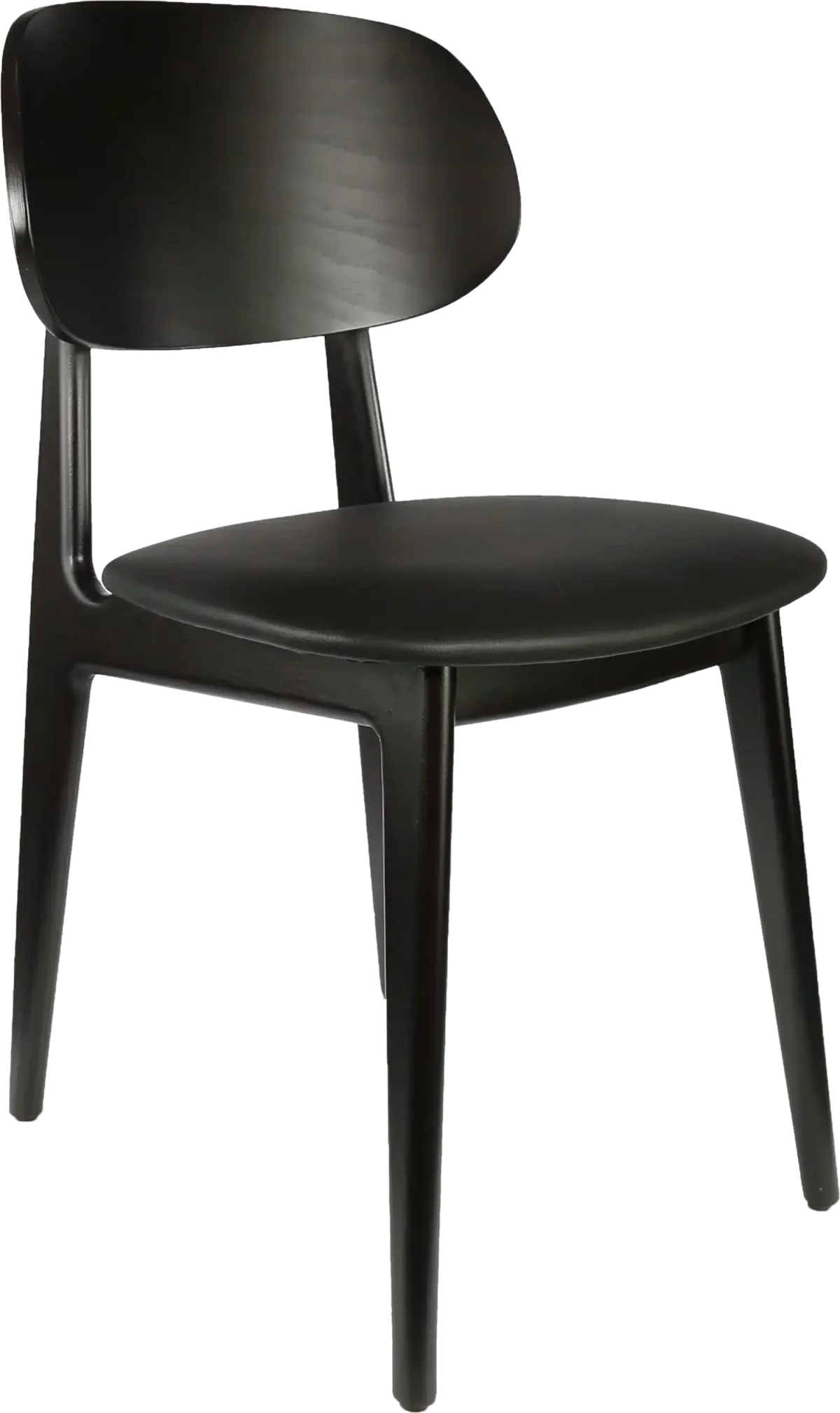 FL Ban Vinyl Seat Timber Legs Hospitality Dining Chair