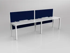 OL Axis 2 User Single Sided Workstation with Hung Screen - Breathe Fabric thumbnail 9