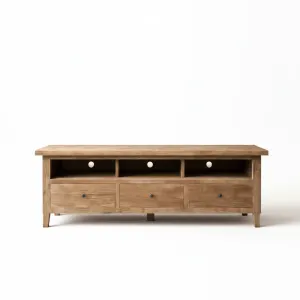 MF Morocco Recycled Timber TV Unit with Drawers & Niche thumbnail 5