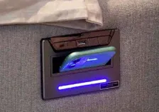 VI Colmar Fabric Upholstered Bed with Tufted Buttoned Headboard thumbnail 2