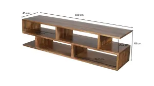 VI Cadiz Solid Timber Entertainment Unit thumbnail 2