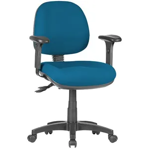 ST Prestige Fabric Upholstered Low Back Task Chair with Arms thumbnail 1