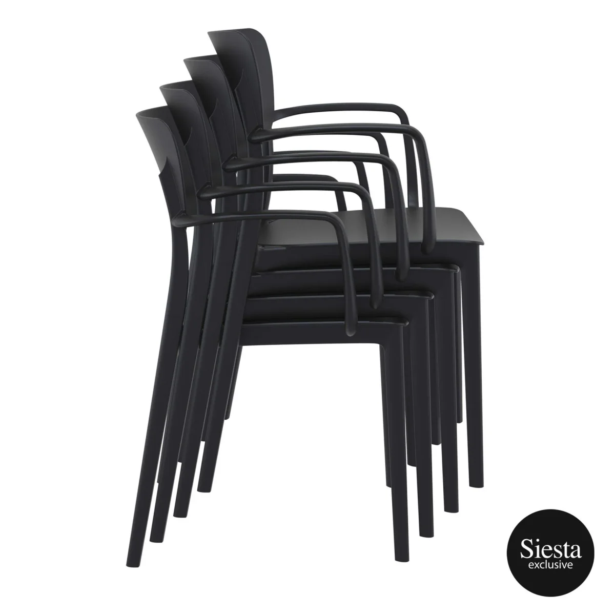 FL Lisa Hospitality Outdoor Stackable Armchair