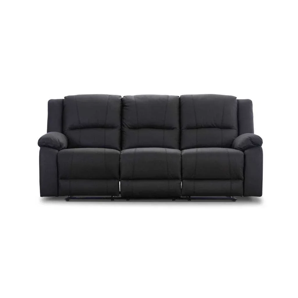 VI Captain 3 Seater Fabric Electric Recliner Lounge with Dropdown Table