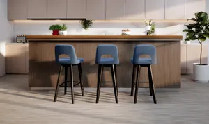 OL Elaro Fabric Upholstered Black Timber Leg Breakout High Chair thumbnail 2