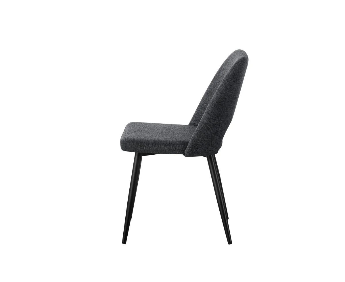BT Zara Fabric Upholstered Metal Leg Dining Chair