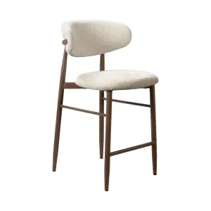 VI Cotswold Fabric Upholstered Bar Chairs - Beige thumbnail 3