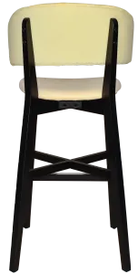 EZ STOOL TORINO BLACK - UNUPHOLSTERED (BACK & SEAT) thumbnail 4