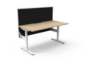RL Halo Static Single Sided Desk with Aluminium Framed Screen thumbnail 14