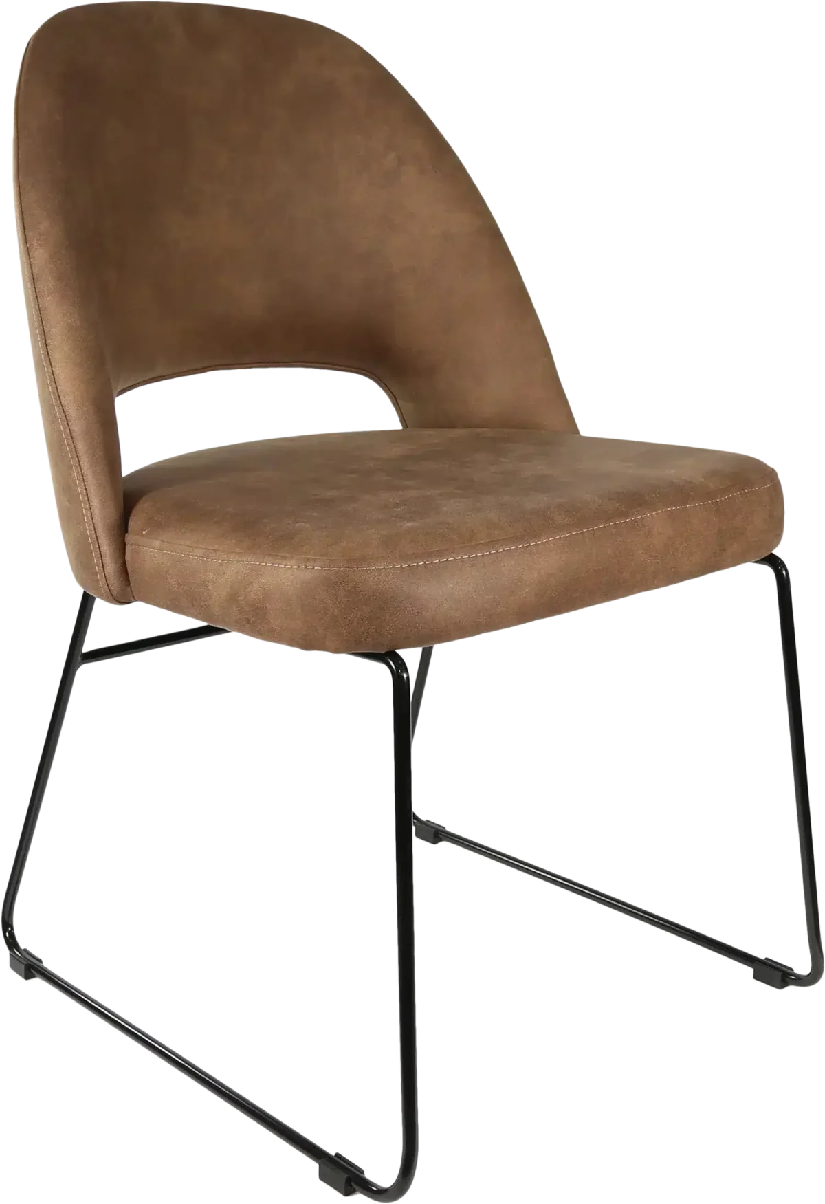FL Semifreddo Premium Vinyl Upholstered Sled Base Hospitality Chair