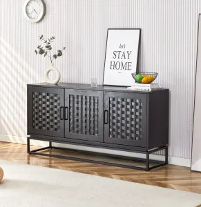 BT Brittania Oak veneer 3 Door Buffet thumbnail 2
