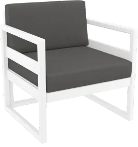 FL Mykonos Hospitality Outdoor Lounge Armchair with Cushion thumbnail 1