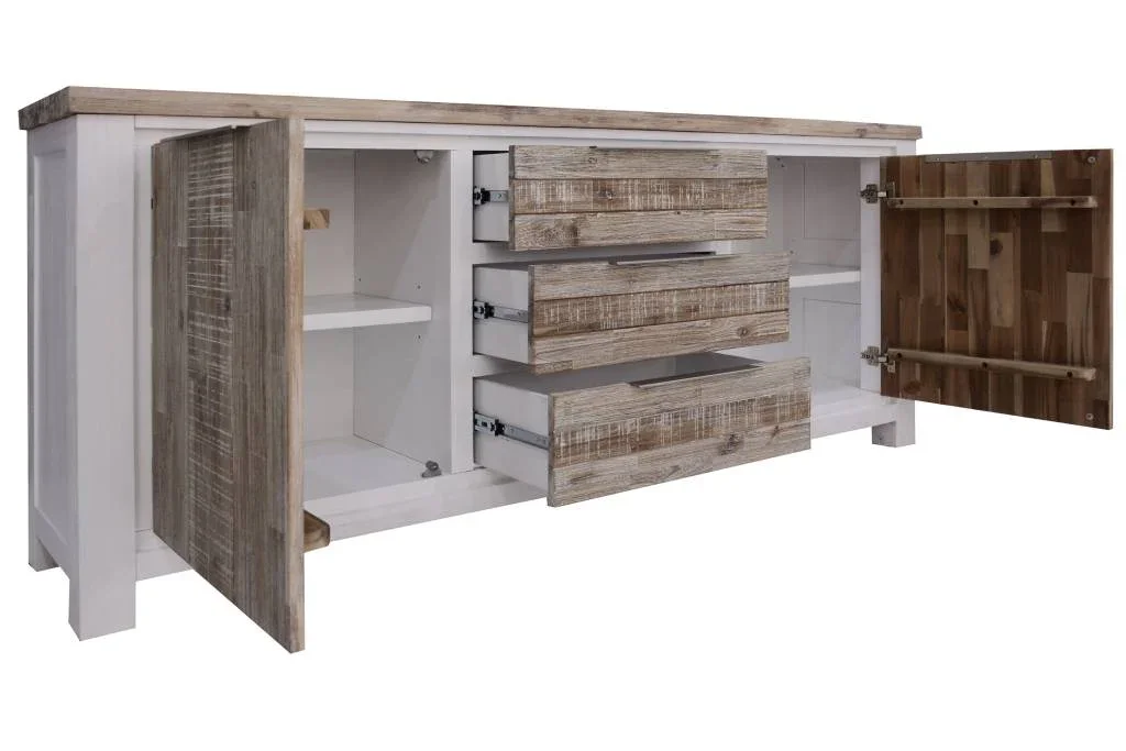 VI Homestead Solid Timber 2 Door 3 Drawer Buffet