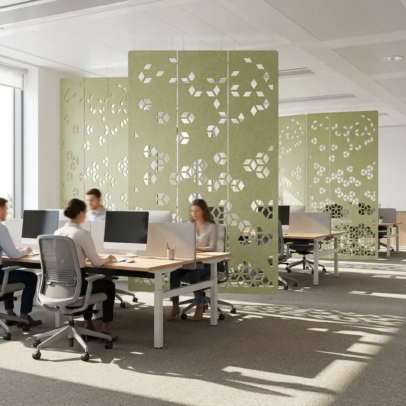 RL Cell Decorative Workplace Divider Hanging Screen