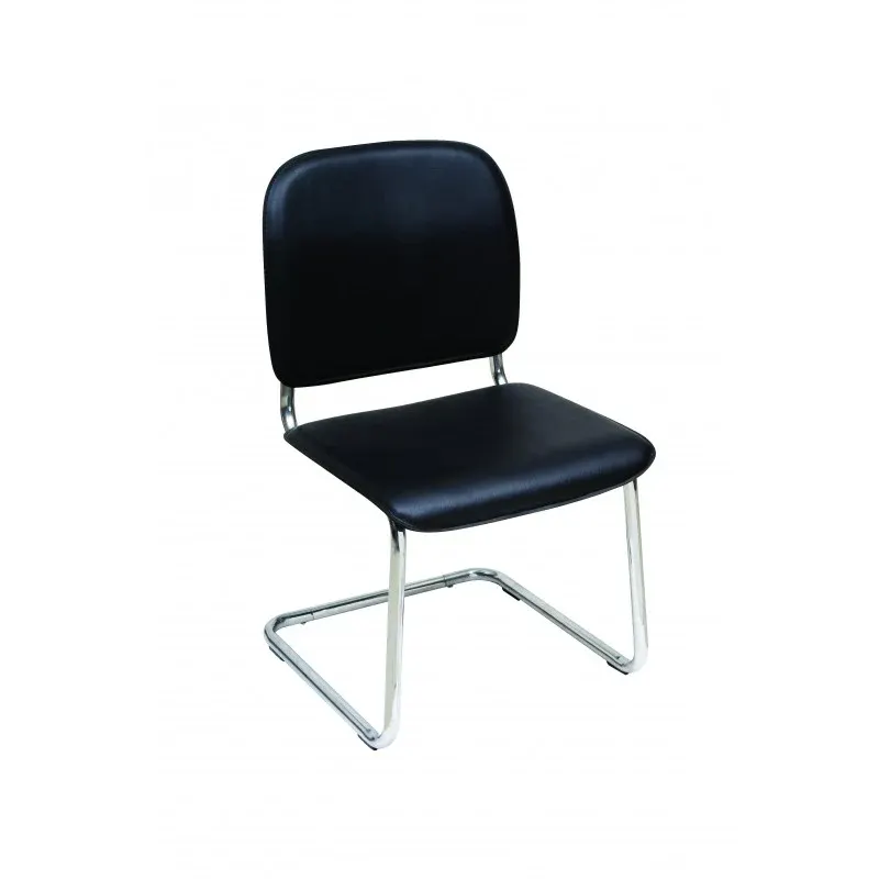 MA Manaro Chrome Sled Base PVC Visitor Chair