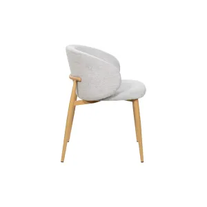 VI Saturn Fabric Upholstered Metal Leg Dining Chair thumbnail 4