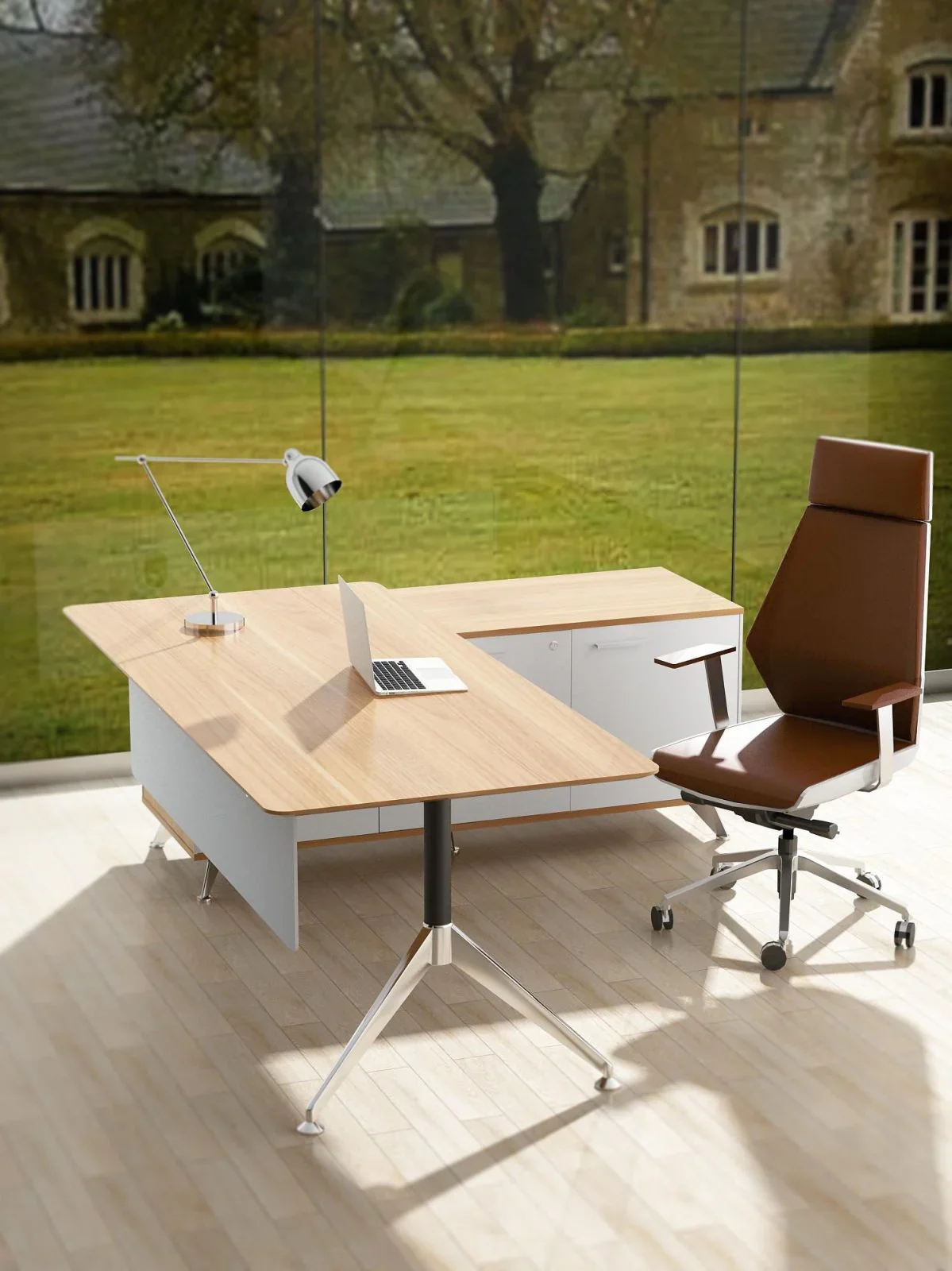 GP Potenza Executive Desk With Return thumbnail 18