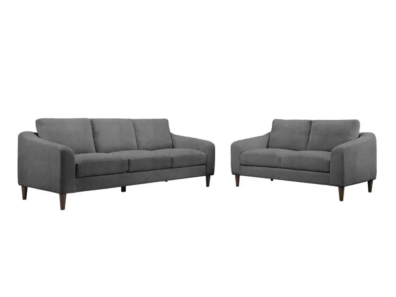 VI Lily Fabric Upholstered 3+2 Seater Sofa Set