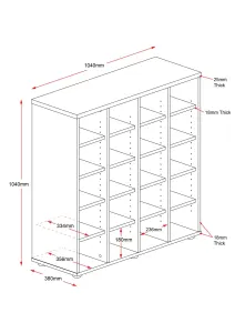 RL Pigeon Hole Unit 20 Holes thumbnail 3