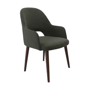 FL Orleans Bourbon Fabric Upholstered Aluminium Legs Hospitality Dining Chair thumbnail 10