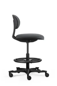 RL Yoyo Fabric Upholstered Drafting Chair thumbnail 2