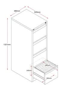 RL GO Vertical Filing Cabinets – 4 Drawer thumbnail 4