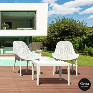 FL Sky 3 Piece Outdoor Lounge Setting with Side Table thumbnail 3