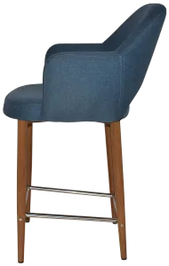 EZ Albury Upholstered Barstool with Light Oak Legs thumbnail 5