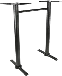 FL Marlo Cast Iron Twin Base Hospitality Outdoor Table Frame thumbnail 5