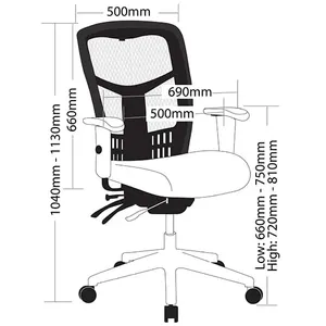 ST Oyster Multi Shift Medium Back Boardroom Chair thumbnail 2