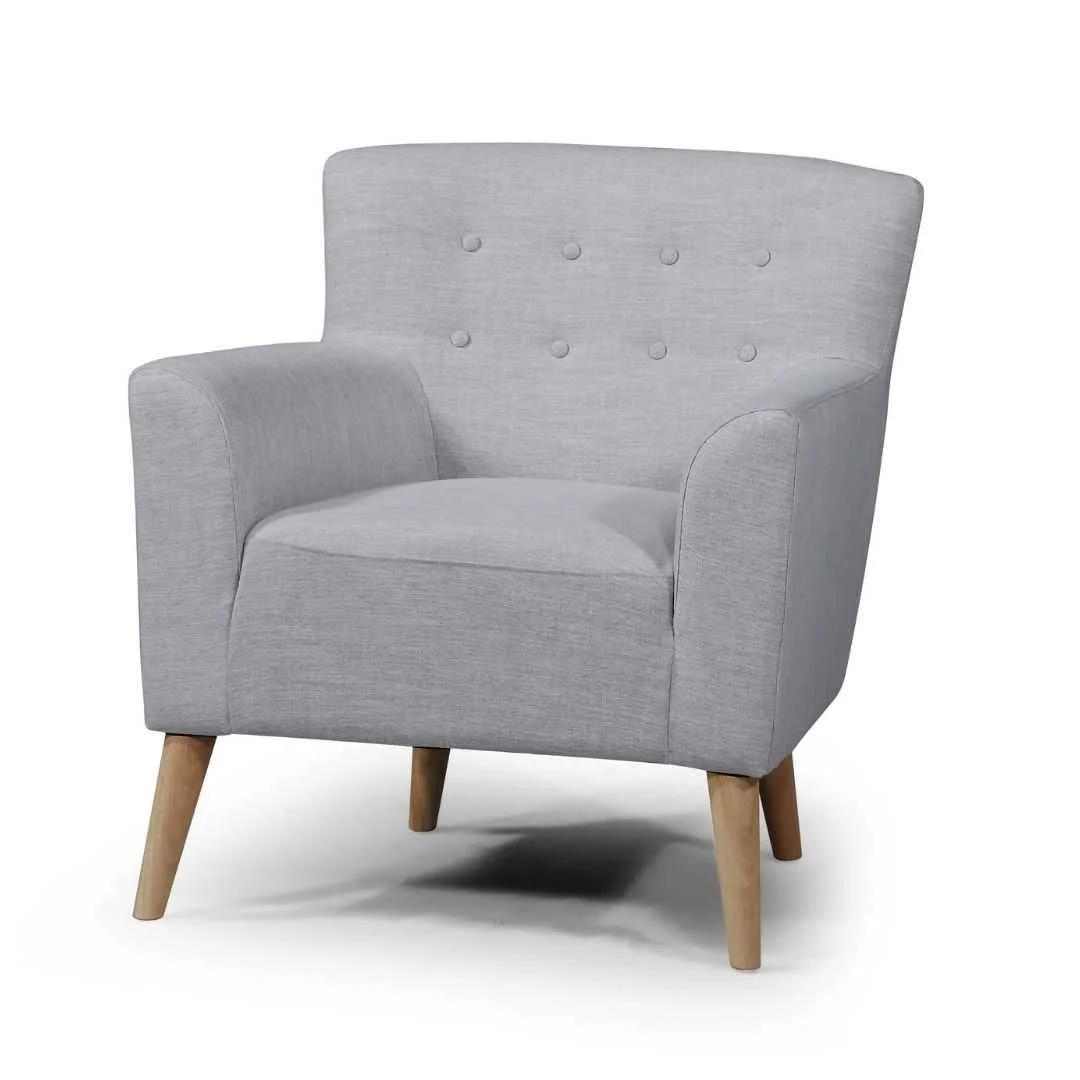 BT Jett Fiesta Fabric Upholstered Timber Leg Armchair