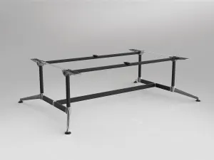 OL Modulus Twin Post Single Span Meeting Table Frame thumbnail 11