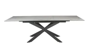 VI Iza Metal Leg Ceramic Top Extandable Dining Table thumbnail 6