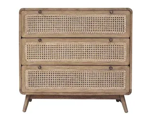 CR Vincent Solid Timber Framed 3 Drawer Chest thumbnail 2