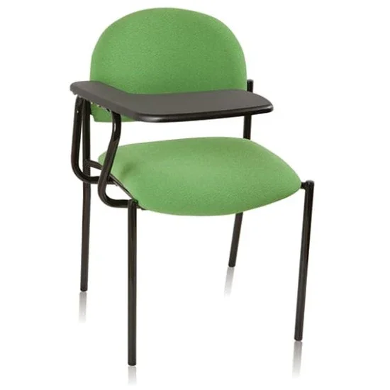ST Vera Round Back Upholstered Training Chair with Tablet Arms - Right