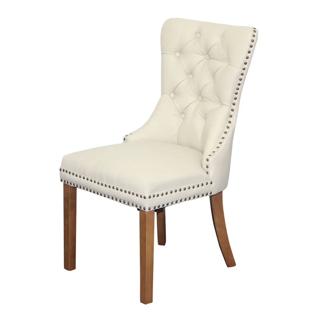 BT Elena Cream PU Leather Upholstered Dining Chair