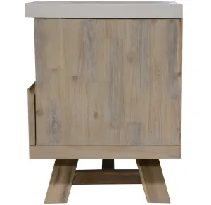 VI Liberty Concrete Top Solid Timber 3 Drawer Entertainment Unit thumbnail 2