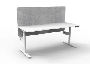 RL Halo Plus Motorized Height Adjustable Desk with Grey Eco Panel Screen thumbnail 8