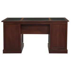 CT Tasmania Solid Timber 1 File Door 6 Drawer Executive Desk thumbnail 7