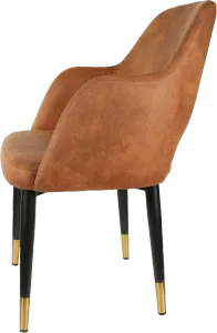 FL Sorbet Fabric Upholstered Metal Legs Hospitality Chair thumbnail 9