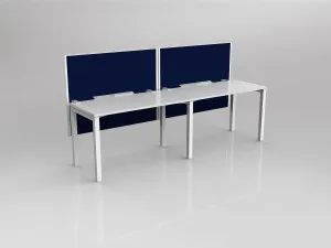 OL Axis 2 User Single Sided Workstation with Hung Screen - Breathe Fabric thumbnail 7
