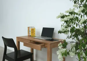 CT Amsterdam Solid Timber 2 Drawer Desk thumbnail 5