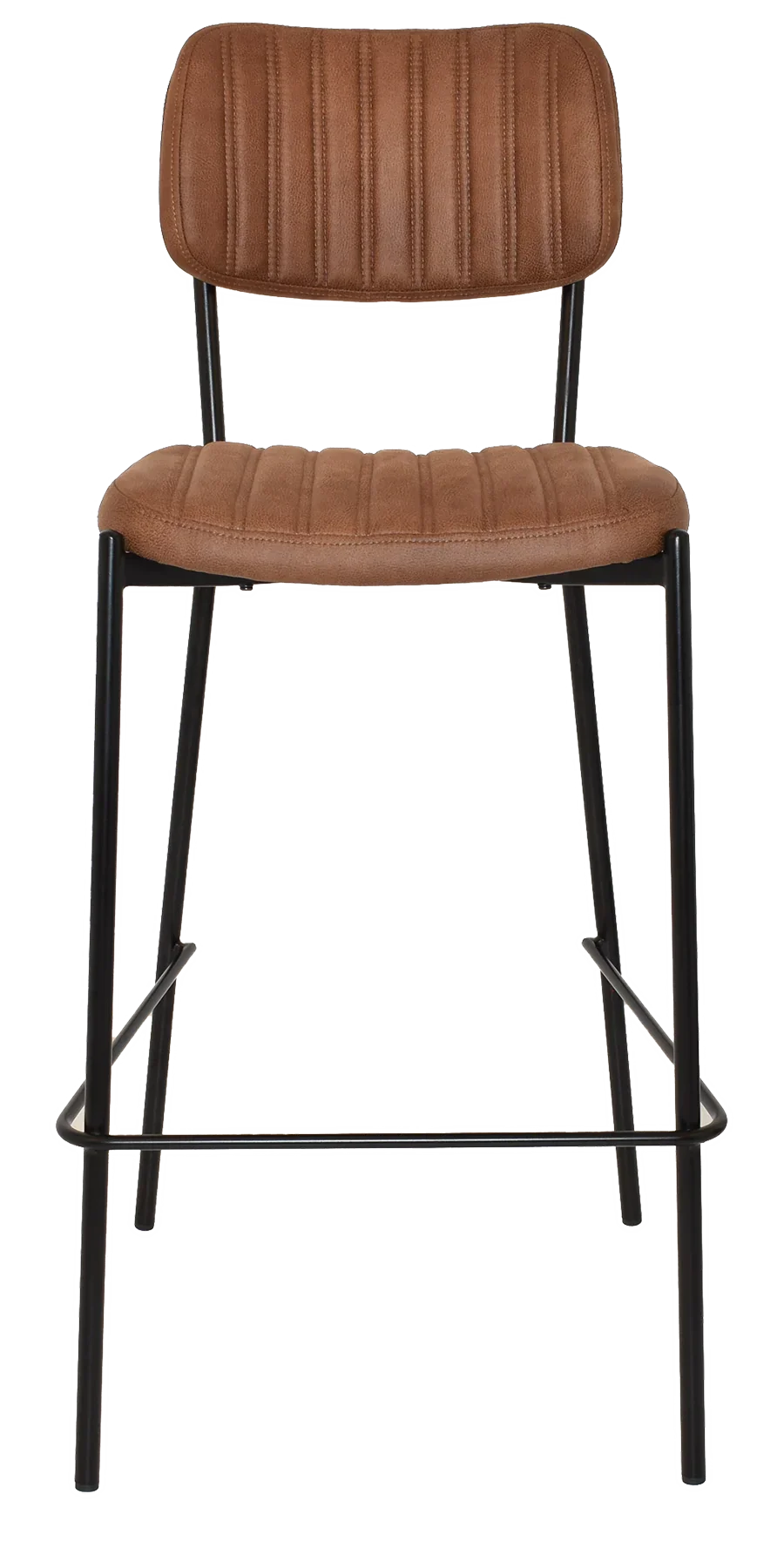 EZ STOOL KANSAS BLACK - EASTWOOD TAN (BACK & SEAT)