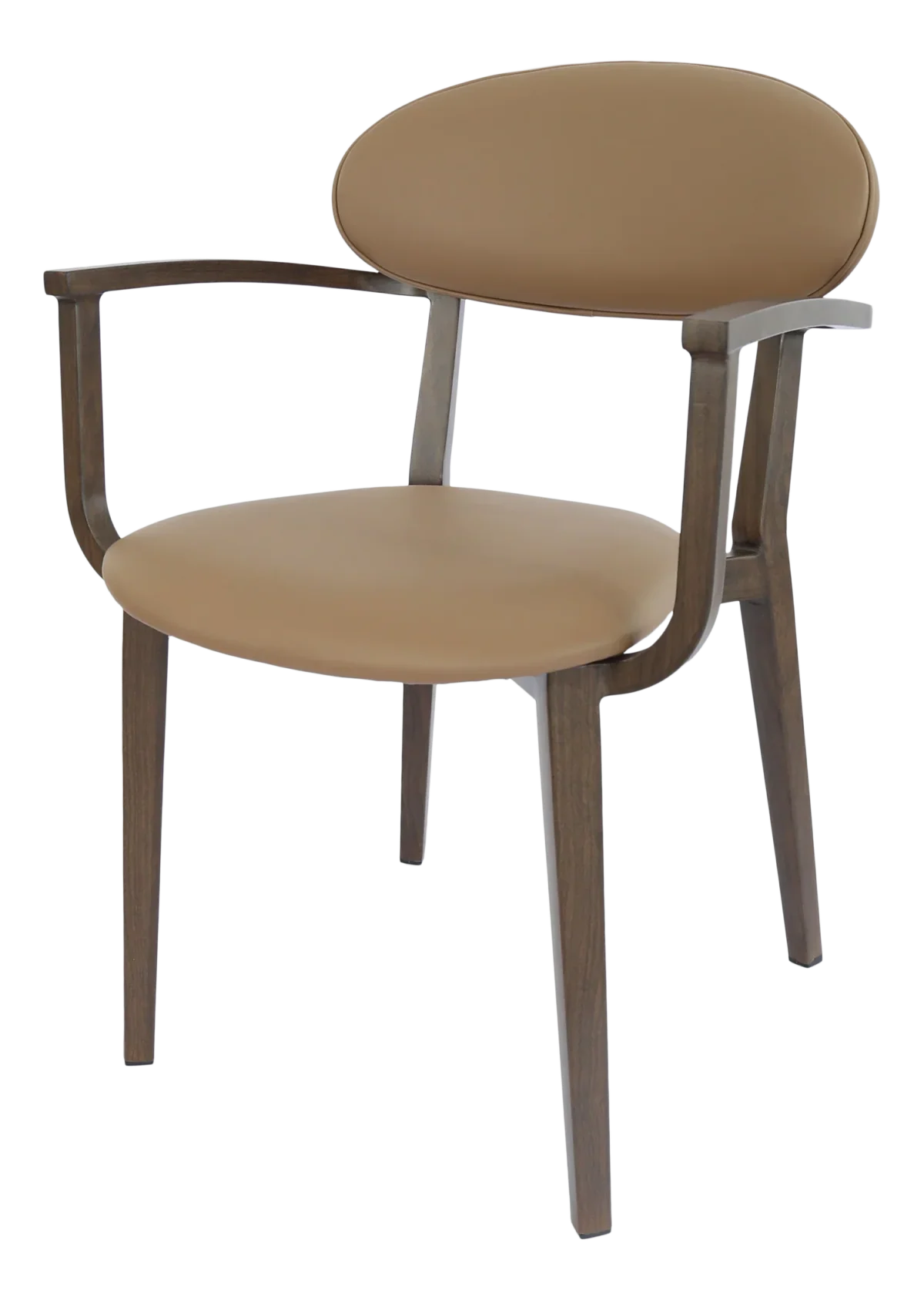 FL Atlanta Vinyl Upholstered Hospitality Stackable Dining Armchair
